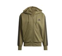 Adidas Herren 3 Streifen Kapuzenjacke Freizeitjacke grün L