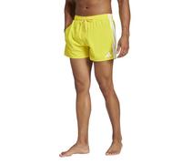 adidas Herren 3-Stripes 3-inch Swim Shorts Badehose, Gelb/Weiß, L