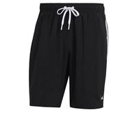 Adidas Herren 3-Stripes CLX Swim Shorts, Black/White, M