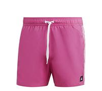 adidas Herren 3-Stripes CLX Very-Short-Length Swim Shorts, Lucid Fuchsia/White, XL