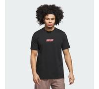 adidas Hoops Grafik T-Shirt Black / Lucid Red M