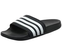 adidas Herren Adilette Comfort Pantoletten Sandalen, Schwarz Weiß Schwarz, 48.5 EU