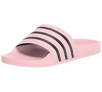 adidas Herren Adilette Schiebe-Sandalen, Hellrosa, Schwarz, Hellrosa, 43 EU