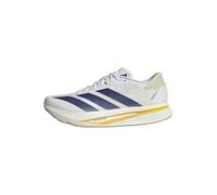 adidas Herren Adizero Sl2 Shoes, FTWR White/Dark Blue/Dual Yellow, 42 2/3 EU