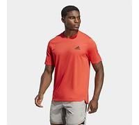 Adidas Herren AEROREADY Designed for Movement Tee, Bright red/Black, S