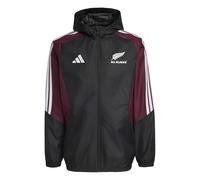 adidas Herren All Blacks All Weather Coat, ALL BLACK/maroon/white, XL