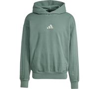 adidas Herren All Szn Fleece Washed Hoodie (Größe S, gruen)