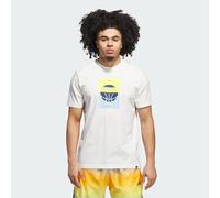 adidas Herren Another Bucket Graphic T-Shirt, Off White, XL
