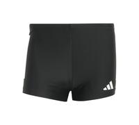 Adidas Men's 3 Stripes Swim Boxers, Black/White, L-XL