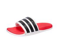 adidas Herren Badeschlappen Adilette Comfort 2.0 HQ2473 46 Crywht/Cblack/Lucred