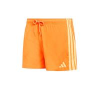 adidas Men's 3 Stripes Swim Shorts 3 INCH, Pure Orange/Lucid Tangerine, S