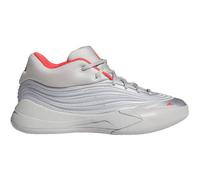 adidas Dame X Low-Top Basketballschuhe KJ4398 - silver met./grey two/lucid red 41 1/3