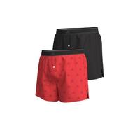 adidas Unterwäsche Boxershorts Woven rot/schwarz - 2 Stück, Größe M
