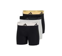 adidas Herren Boxer Brief (3 Pack) - Active Flex Cotton - Boxershorts | Bequeme Unterwäsche