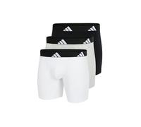 adidas 3P Active Flex Cotton Boxer Brief Weiß/Grau Baumwolle Medium Herren