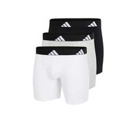 adidas 3P Active Flex Cotton Boxer Brief Weiß/Grau Baumwolle Large Herren