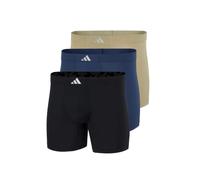 Enge Boxershorts lang 3er-Pack Schwarz/Grün/Blau - ADIDAS L