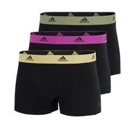 adidas Herren Active Flex Cotton (3PK) Boxershorts, Schwarz, S