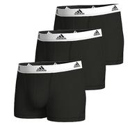 adidas Herren Boxershorts (3er Pack) Bequeme Unterhosen aus Baumwolle (Gr. S - 3XL)