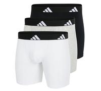 adidas 3P Active Flex Cotton Boxer Brief Weiß/Grau Baumwolle Large Herren