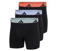 Boxershorts ADIDAS ORIGINALS "Boxershort Boxer Briefs Active Flex Cotton 3er Pack", Herren, Gr. M, bunt (schwarz, blau, rot), Obermaterial: 95% Baumwolle CO. 5% Elasthan EL., Unterhosen (44157519-M) s