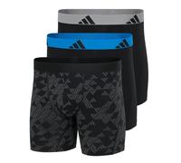 Boxershorts ADIDAS ORIGINALS "Boxershort Boxer Briefs Active Flex Cotton 3er Pack", Herren, Gr. XL, bunt (schwarz, grau, blau), Obermaterial: 95% Baumwolle CO. 5% Elasthan EL., Unterhosen (79677730-XL