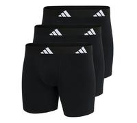 adidas Boxer Brief (3PK) - Active Flex Cotton - Bequeme Unterwäsche, 000 Black, XL