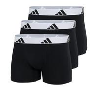 adidas Trunk (3PK) - Active Flex Cotton - Bequeme Unterwäsche, 006 Black, L