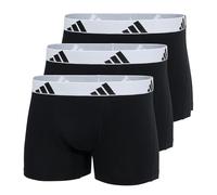 Adidas Boxershorts Active Flex Cotton – 3er-Pack schwarz/weiß – Größe S