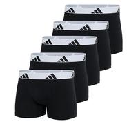 adidas Trunk (5PK) - Active Flex Cotton - Bequeme Unterwäsche, 006 Black, XL