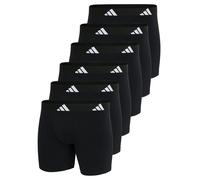 Boxershorts ADIDAS ORIGINALS "Boxershort Boxer Briefs Active Flex Cotton 6er Pack", Herren, Gr. XXL, schwarz, Obermaterial: 95% Baumwolle CO. 5% Elasthan EL., Unterhosen (86493933-XXL) schwarz