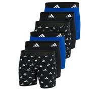 adidas Herren Boxershorts, 6er Pack - Boxer Briefs, Active Flex Cotton, Logo Schwarz/Weiß/Blau / 2XL XXL Mehrfarbig