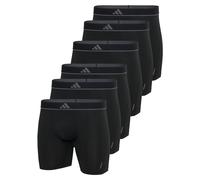 Boxershorts ADIDAS ORIGINALS "Boxershort Boxer Briefs Active Micro Flex Eco 6P 6er Pack", Herren, Gr. XL, schwarz, Obermaterial: 85% Polyester PES. 15% Elasthan EL., Unterhosen (89278942-XL) schwarz