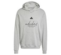adidas Herren Brand Love French Terry Hoodie, MEDIUM Grey Heather, XS