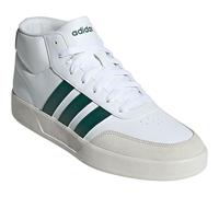Sneaker ADIDAS SPORTSWEAR "BREAKNET MID", Gr. 44,5, cloud weiß, collegiate grün, core weiß, Synthetik, Leder, sportlich, Schuhe (71002122-44,5) cloud weiß, collegiate grün, core weiß