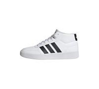 adidas Herren Sneaker BREAKNET MID JQ5484 Weiß/Schwarz Größe 42