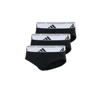 Adidas Herren Slip (3er Pack) Black_4AM001 – Active Flex Cotton – Schwarz/Weiß XXL