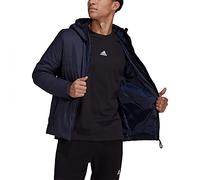 adidas Herren BSC 3-Stripes Hooded Insulated Jacket, Legend Ink, L