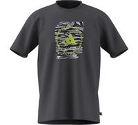 adidas Herren Camo Woven Graphic Tee T-Shirt, Graue Camouflage-Box, XL