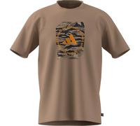 adidas Herren Camo Woven Graphic Tee T-Shirt, Sandstein-Tarnmuster, XXL