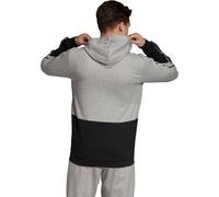 ADIDAS Herren Celebrate the 90s Colorblock Kapuzenjacke (EI5621) XL Grau Melangen/Schwarz/Weiß