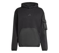 adidas Herren City Tech Utility Fleece Hoodie Sweatshirt, Black, L