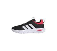 Walkingschuh ADIDAS SPORTSWEAR "CLOUDFOAM FLEX ELASTIC LACE", Damen, Gr. 43, core schwarz, ftwr weiß, lucid rot, Textil, Schuhe Walkingschuh (27140255-43) core schwarz, ftwr weiß, lucid rot