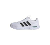 adidas Cloudfoam Flex Laces Shoes ftwr white-core black-court green (01F7) 7.5
