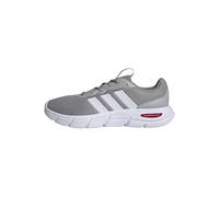 adidas Herren Cloudfoam Flex Laces Shoes, MGH Solid Grey/FTWR White/Better Scarlet, 44 EU