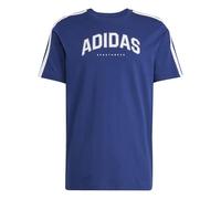 adidas Herren Codes Collegiate LINEAR Graphic T-Shirt, Dark Blue, XXL