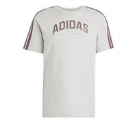 adidas Herren Codes Collegiate LINEAR Graphic T-Shirt, medium Grey Heather, S