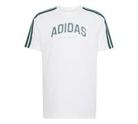 adidas Herren Codes Collegiate LINEAR Graphic T-Shirt, White, S