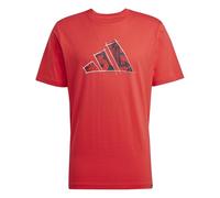 adidas M PHOTO TEE 2 Herren T-Shirt, rot, größe L