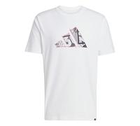 adidas Herren Codes Photoreal Logo Graphic T-Shirt, White, XS